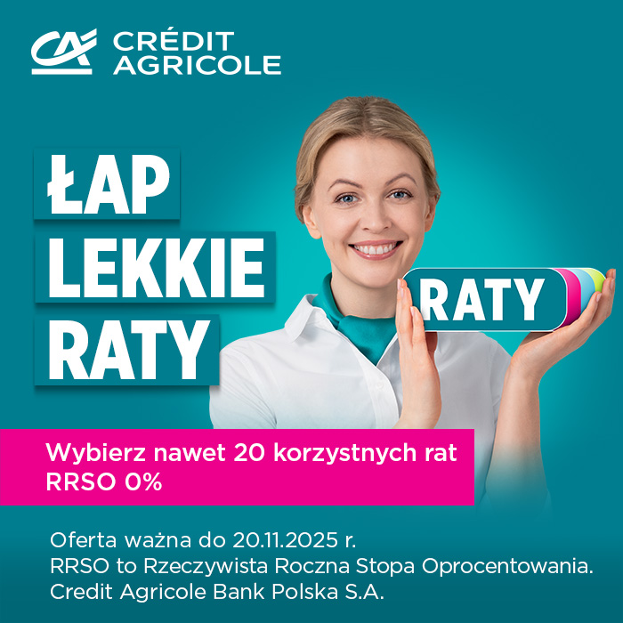 Raty 0% CA do 20.11