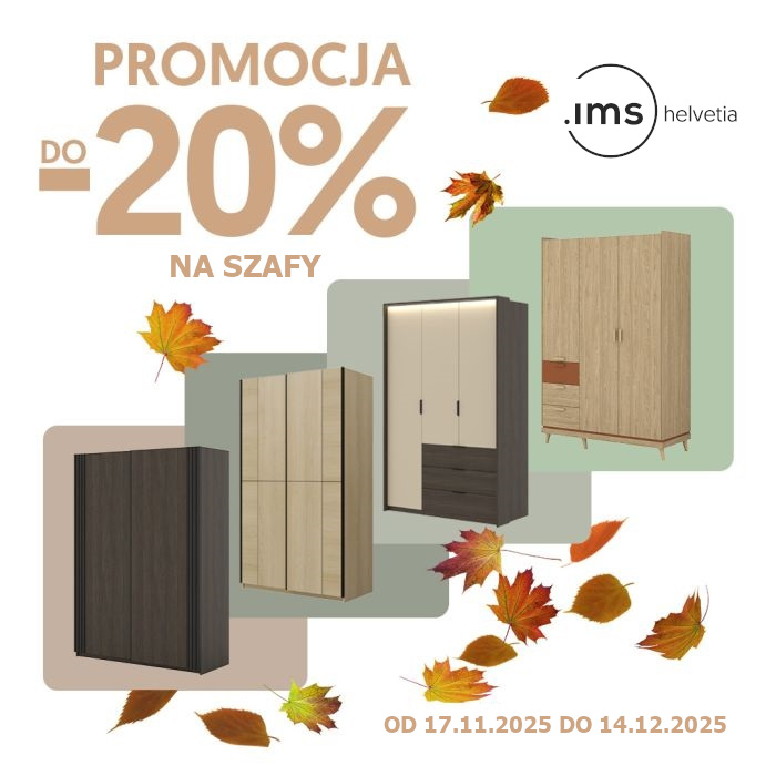 Helvetia Szafy -20% do 14.12. [wlaczyć po black]