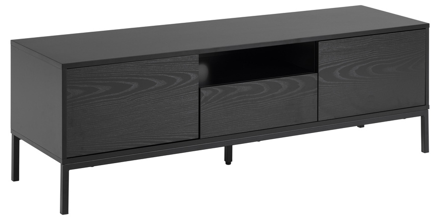 Actona Seaford Komoda Rtv  Czarny