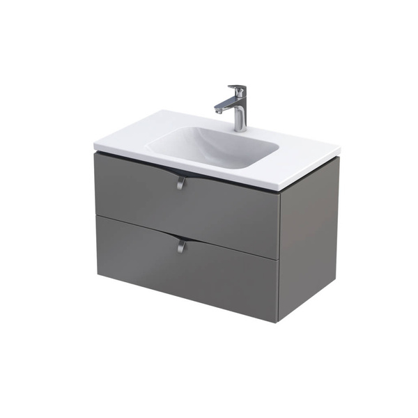 Oristo Oristo Szafka pod umywalkę 80 cm SIENA ciepły szary mat