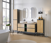 Monako Grey Oak Słupek Wysoki
