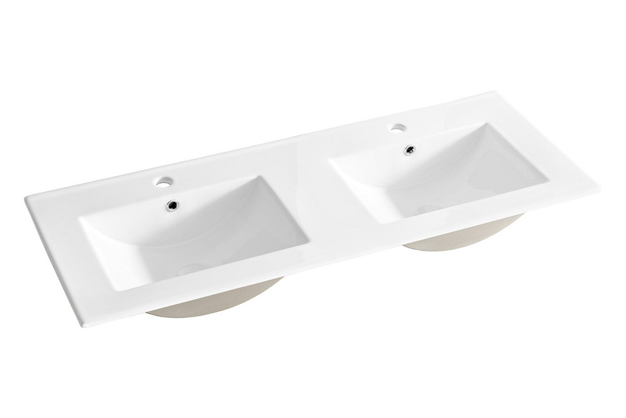 Comad Podwójna umywalka ceramiczna LAVA 120/8003 120 cm