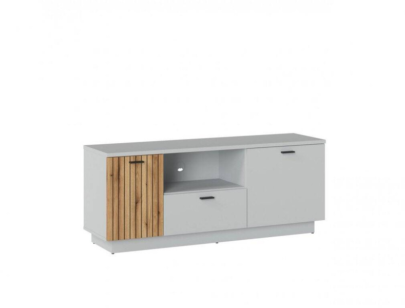 Alverno ALVF03 - Komoda RTV 2D1S Popiel/Dąb Coast Evoke