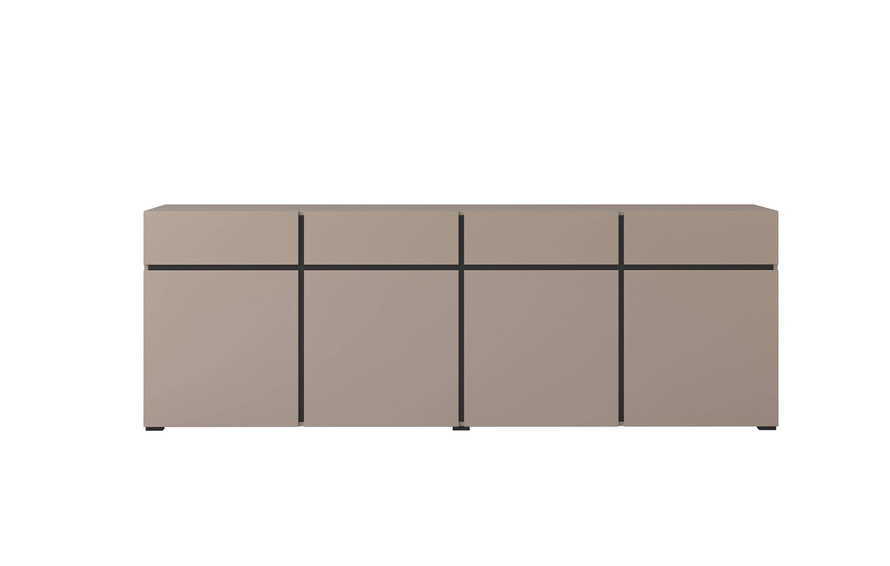 Cross – Komoda 4D4S Congo Czarny Mat