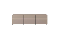 Cross – Komoda RTV 3D3S Congo Czarny Mat