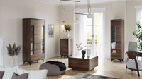 Frida SN - Szafka Nocna 2 Szuflady Shirin Walnut