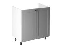 Szafka Kuchenna Dolna 2-drzwiowa Zabudowa Zlewozmywaka D80Z Linea Grey Szary Mat