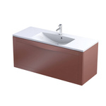 Oristo Szafka z Umywalką SKAGEN UNI 120 cm Czerwony
