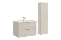 Zestaw z umywalką Sky 80 cm Adel Cashmere 