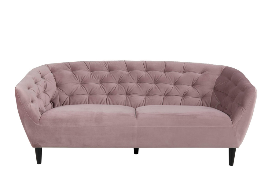 Ria Sofa 3 os. Brudny róż