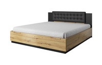 Czarny Mat / Dąb Artisan