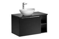 Zestaw Mebli Łazienkowych Santa Fe Black 80 cm