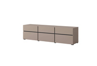 Cross – Komoda RTV 3D3S Congo Czarny Mat