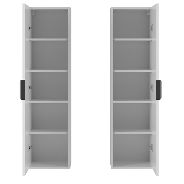 SANTI-03 - Słupek Wysoki 1-drzwiowy 130cm Biały Mat