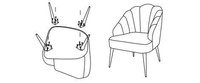 Fotel Shell kremowy_01
