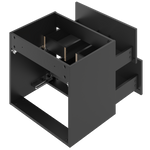 ARCOS-06 - Szafka Pod Umywalkę 2S 60cm Czarny Mat