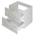 RADOM-07 - Szafka Pod Umywalkę 2S 60cm Biały Mat