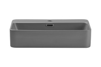 Umywalka Nablatowa Ceramiczna TRUST 2 MATT LIGHT GREY E-6282 Jasny Szary Mat