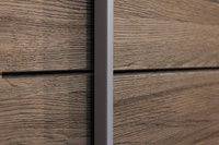 Galaxy – Szafa 2-drzwiowa Przesuwna z Lustrem 270 cm Dąb San Remo Ciemny