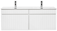 2 x Szafka ICONIC WHITE 82-60-D-1S z podwójną umywalką Sky