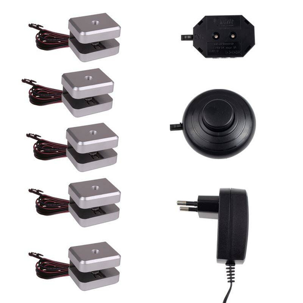 Meble Wójcik Oświetlenie LED Dojo 2D 5 Pkt Neutralne (Na Półkę Z Płyty 16 Mm)