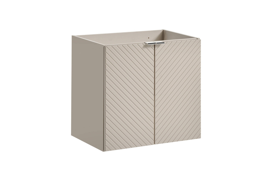 Zestaw Szafka Pod Umywalkę z Blatem 2-drzwiowa 60 cm Viva Cashmere Dąb Coast Evoke