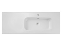Umywalka Meblowa Ceramiczna 120 cm Prawa GO 2 120CM R DP E-8095-120R Biały Połysk