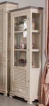 Pesaro 043 Witryna 1S/1D prowansalska kremowa drewno/mdf