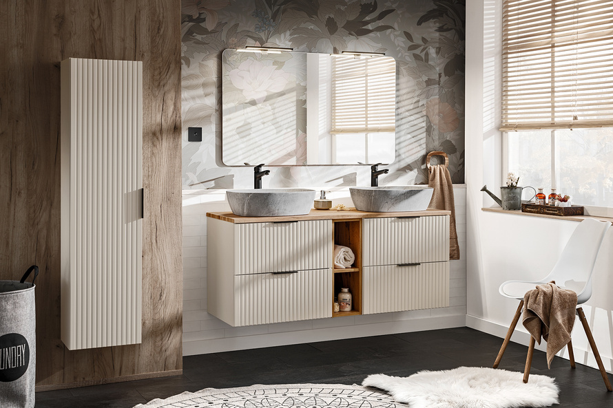 ADEL CASHMERE 80-01-1D Szafka Wysoka 1 Drzwi