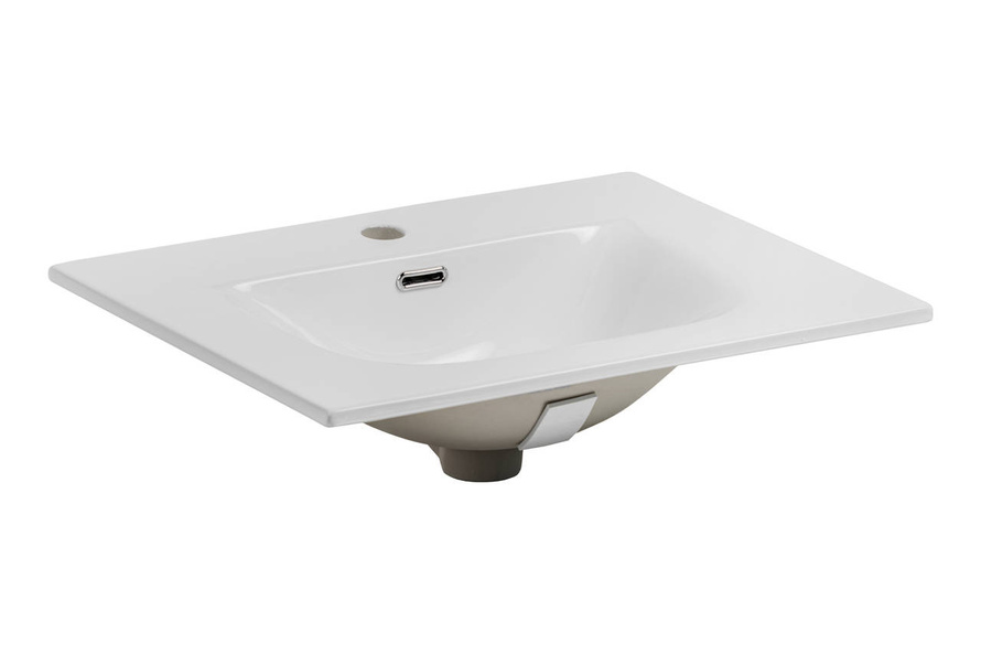 SKY 60 - Umywalka meblowa 61cm ceramiczna