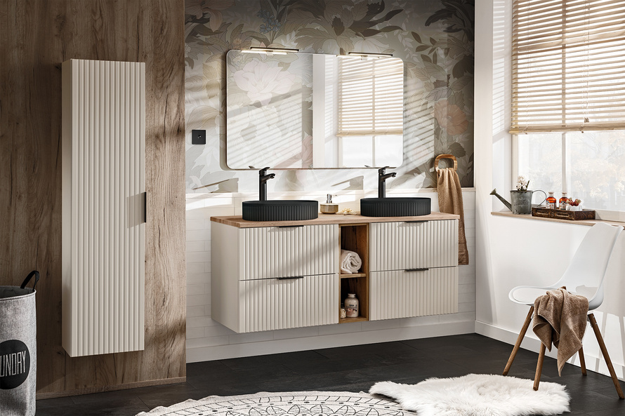 ADEL CASHMERE 80-01-1D Szafka Wysoka 1 Drzwi