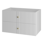 XILO-01 - Szafka Pod Umywalkę 2S 80cm Biały Mat