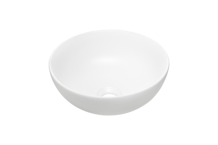 Umywalka nablatowa ceramiczna DOMI-MB Biały mat 32 cm