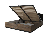 Dąb Flagstaff / Czarny Mat