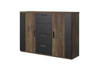 Dąb Flagstaff / Czarny Mat