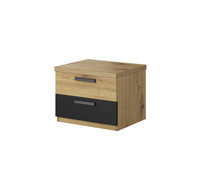 Czarny Mat / Dąb Artisan