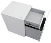 Astor Szafka Z Szufladami 40 cm System C Biały Połysk
