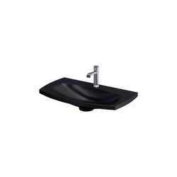 Oristo Umywalka meblowa 82 cm LOUIS czarna mat