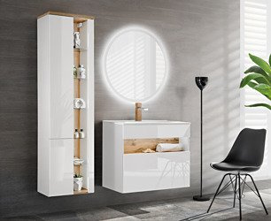 Zestaw mebli łazienkowych 60 cm Bahama White