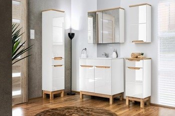 Zestaw mebli łazienkowych Bali Biały 60 cm