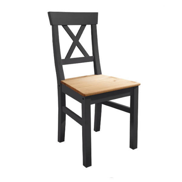  Sosnowe krzesło do jadalni Marone GRAFIT